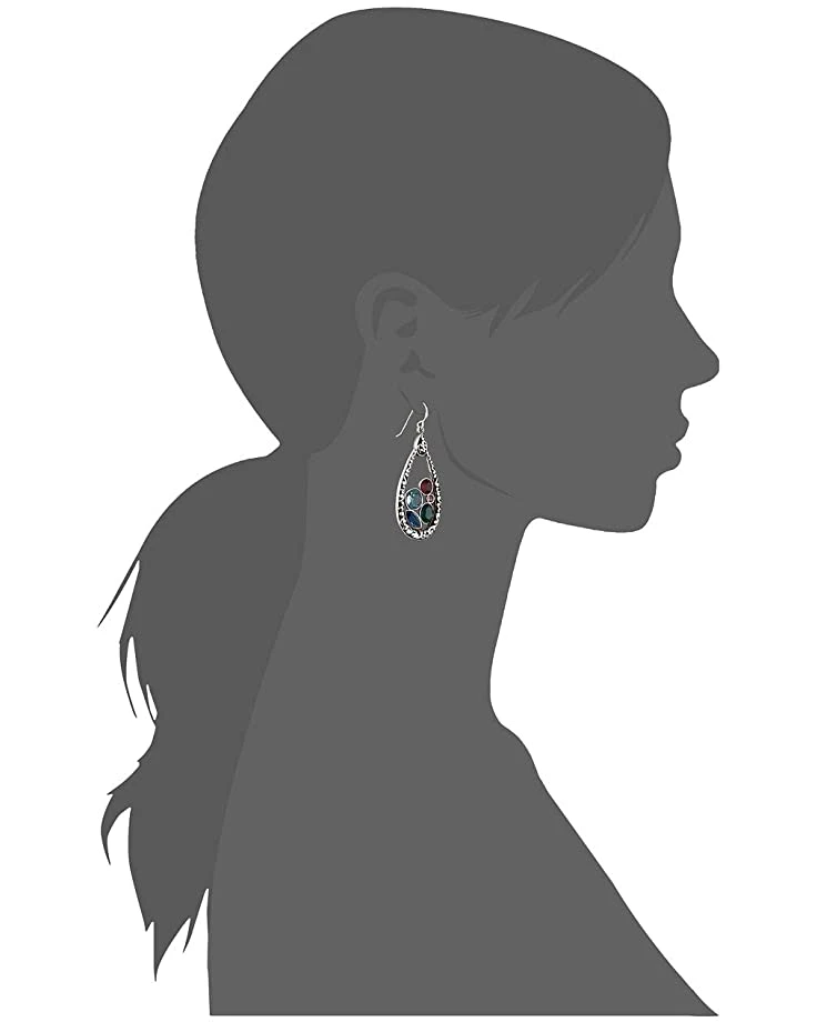 Brighton Elora Gems Vitrail Hoop French Wire Earrings 3 Brighton Elora Gems Vitrail Hoop French Wire Earrings - Image 3