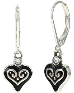 Brighton Alcazar Mystique Heart Leverback Earrings