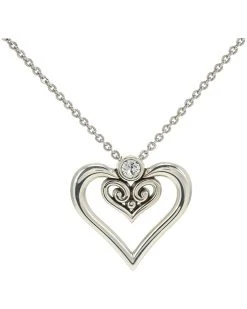 Brighton Alcazar Duet Heart Necklace | Necklaces