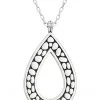Brighton Pebble Open Tear Drop Necklace | Necklaces