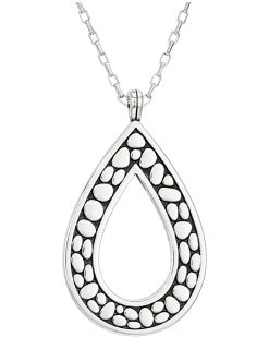Brighton Pebble Open Tear Drop Necklace | Necklaces