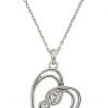 Brighton Infinity Sparkle Petite Heart Necklace | Necklaces