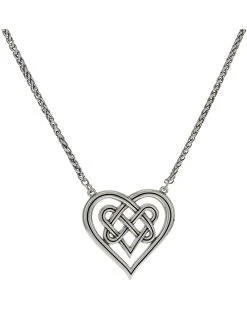 Brighton Necklaces Interlok Crossing Hearts Necklace