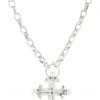 Brighton Necklaces Taos Pearl Cross Necklace