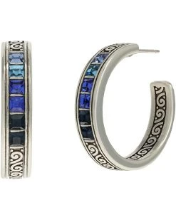Brighton Spectrum Light Blue Hoop Earrings