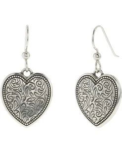 Brighton Romanza Heart French Wire Drop Earrings