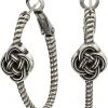 Brighton Interlok Knot Rope Hoop Earrings