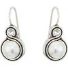 Brighton Infinity Pearl French Wire Earrings