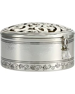 Brighton Jewelry Boxes & Cleaners Skribble Round Jewelry Trinket Box