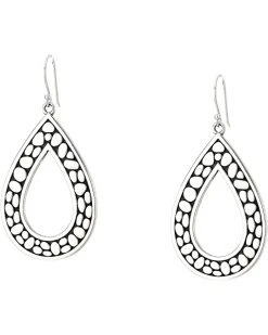 Brighton Pebble Open Tearr Drop Reversible Earrings