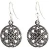 Brighton Interlok Medallion French Wire Earrings