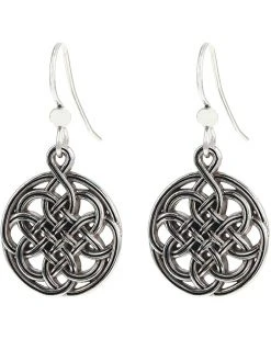 Brighton Interlok Medallion French Wire Earrings