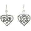 Brighton Interlok Crossing Hearts Earrings