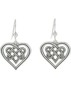 Brighton Interlok Crossing Hearts Earrings