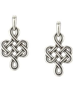 Brighton Interlok Endless Knot Post Drop Earrings