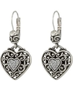 Brighton Reno Heart Leverback Earrings