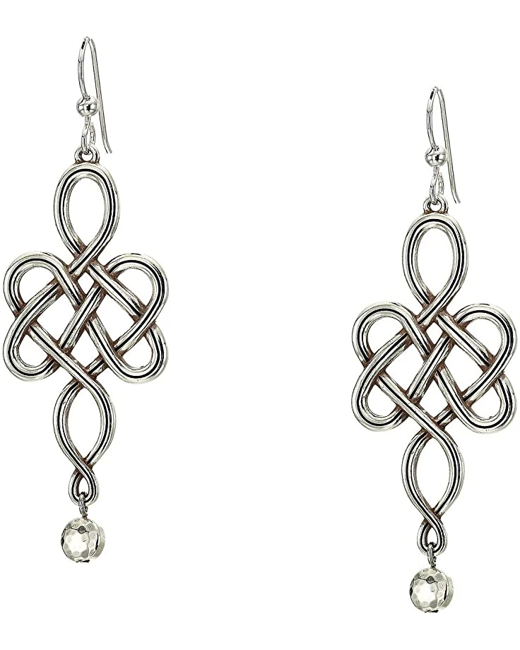 Brighton Interlok Endless Knot French Wire Earrings 1 Brighton Interlok Endless Knot French Wire Earrings
