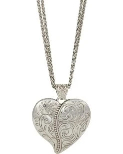 Brighton Ornate Heart Convertible Necklace | Necklaces