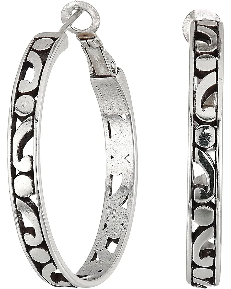 Brighton Contempo Medium Hoop Earrings 1 Brighton Contempo Medium Hoop Earrings