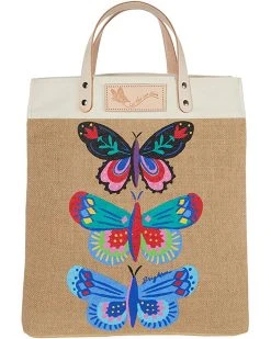 Brighton Flutter Burlap Tote | Handbags