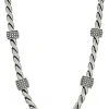 Brighton Meridian Necklace Silver Stone | Necklaces