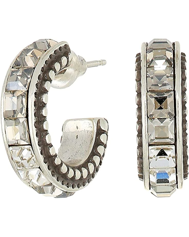 Brighton Spectrum Ice Post Hoop Earrings 1 Brighton Spectrum Ice Post Hoop Earrings