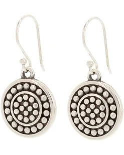 Brighton Pebble Round Reversible French Wire Earrings