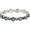 Brighton Halo Burst Hinged Bangle | Bracelets