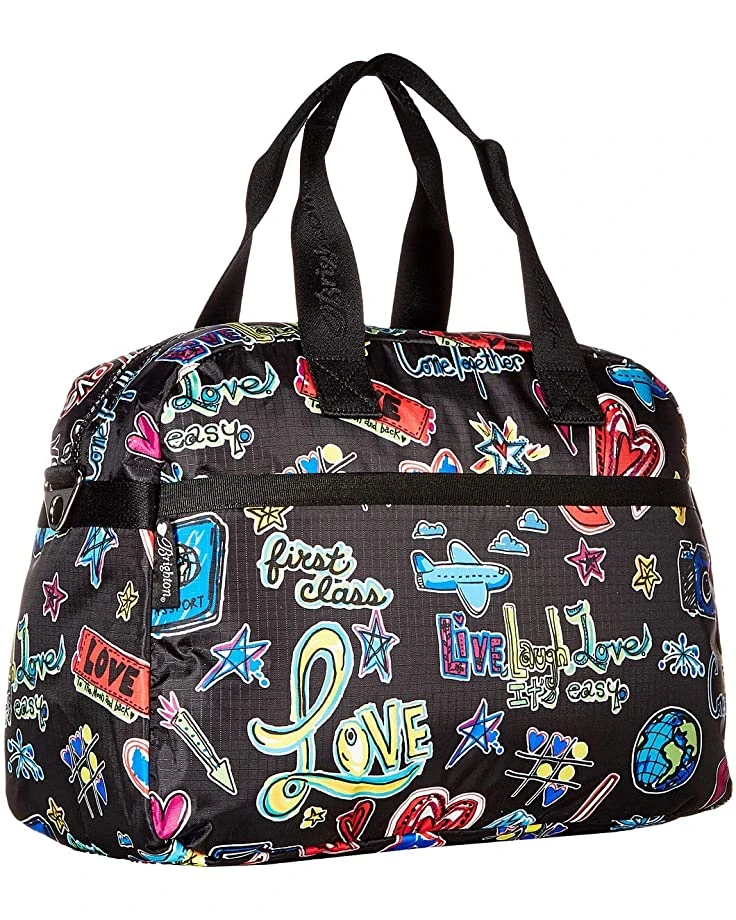 Brighton Love Scribble Jetsetter Duffel | Duffle Bags 2 Brighton Love Scribble Jetsetter Duffel | Duffle Bags - Image 2